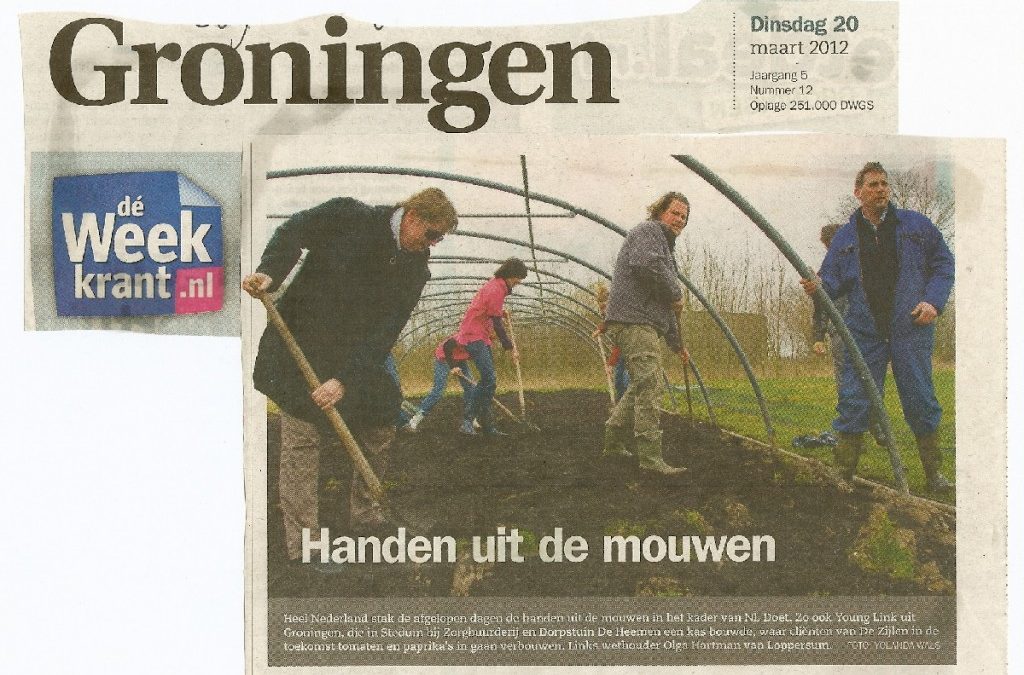 artikel weekkrant nl-doet dag op de Heemen
