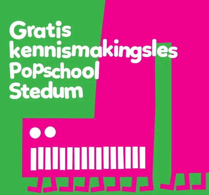 6 oktober gratis kennismakingsles popschool op de Heemen